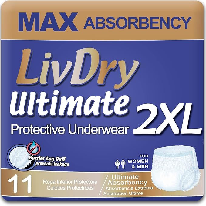 LivDry Ultimate XXL Adult Incontinence Underwear