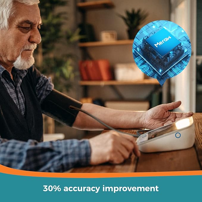 Bluetooth Blood Pressure Monitor for Home Use – Digital Arm Cuff