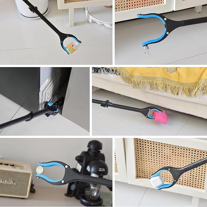 38" & 44" Extra Long Grabber Reacher Tool Set – Lightweight Pickup Tools