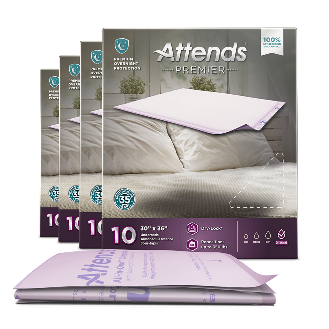 Attends Premier Underpad Case (6 boxes)