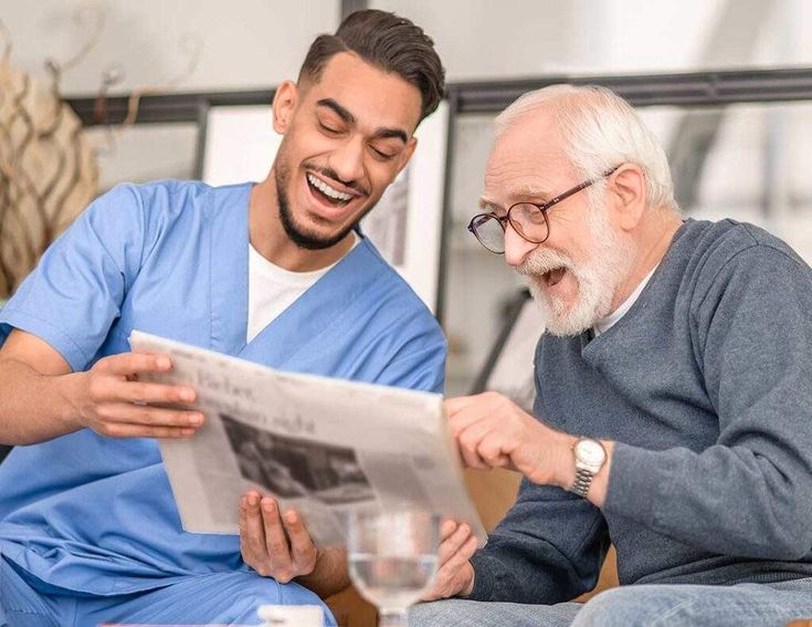 SimplyHealthPro assistant with elderly at home