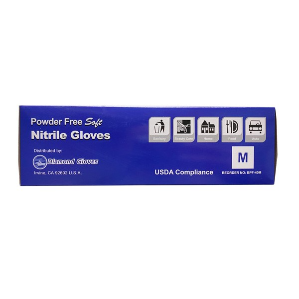 ADVANCE IF40 Nitrile 4.0 mil Gloves - Powder Free Exam Glove