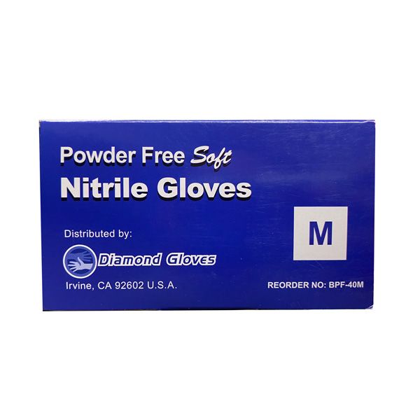 ADVANCE IF40 Nitrile 4.0 mil Gloves - Powder Free Exam Glove