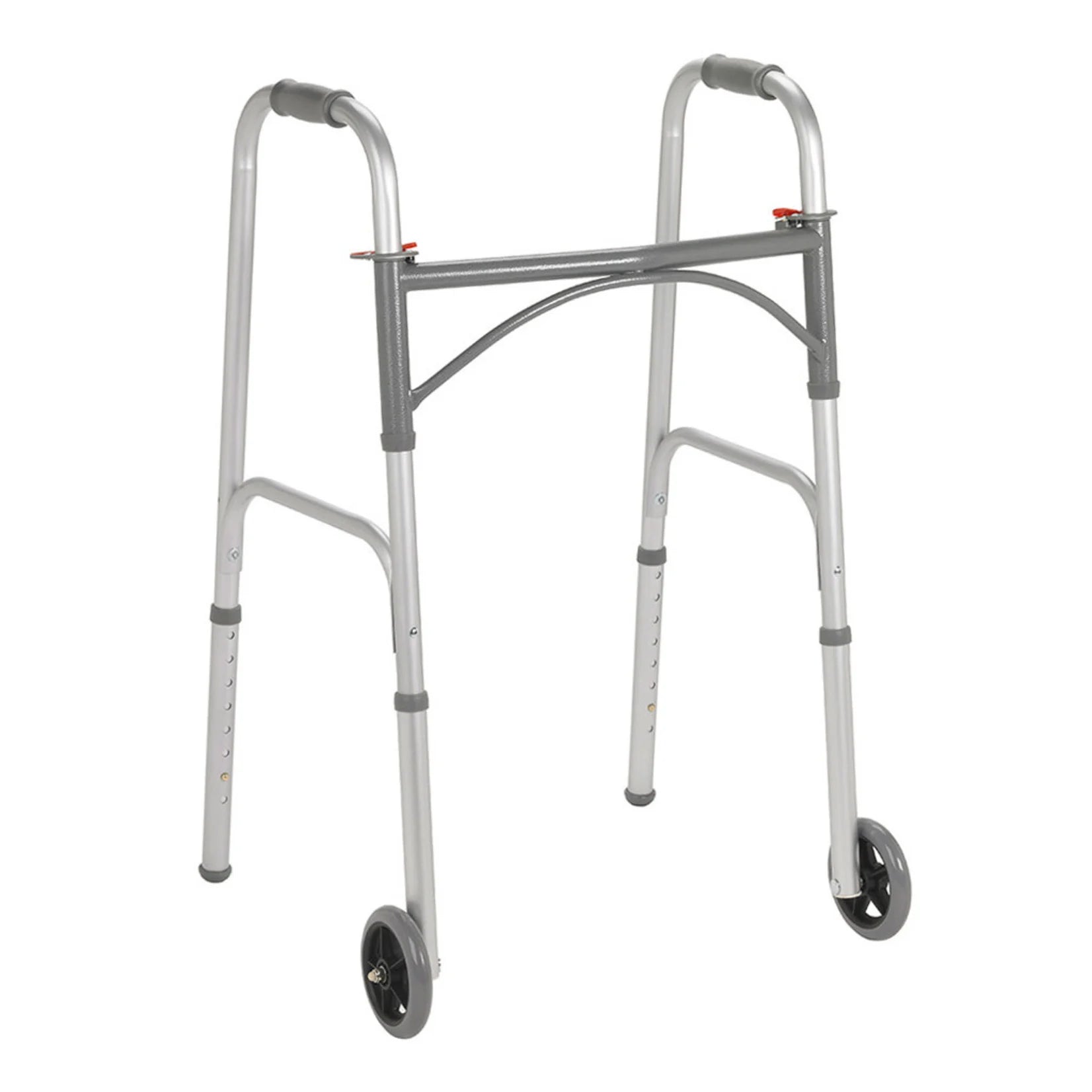 Drive Folding Junior Walker Two Button with 5" Wheels Rolling