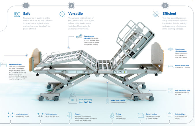 Hi-Low Hospital Bed CS600