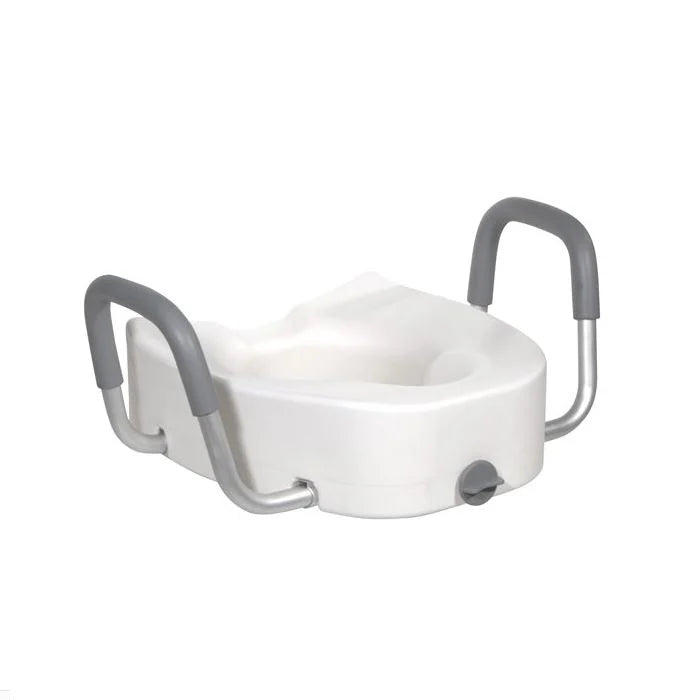 Universal Raised Toilet Seat with Arms by Drive Medical