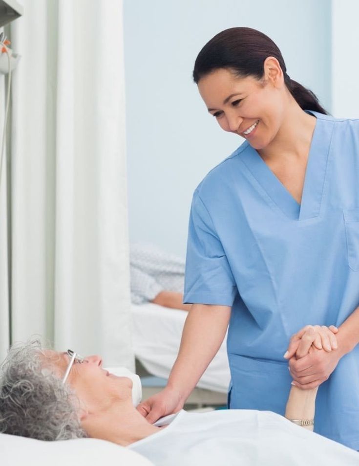 Nurse heeding patient needs,