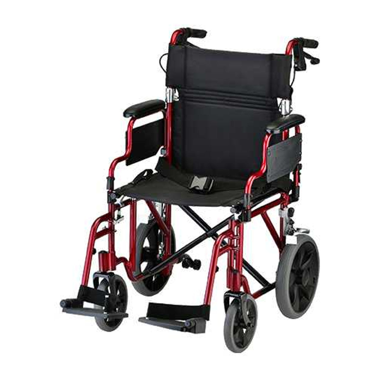 Nova Joy 22″ inch Transport Chair with 12″ Rear Wheels