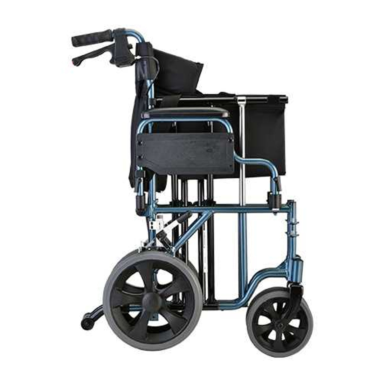 Nova Joy 22″ inch Transport Chair with 12″ Rear Wheels