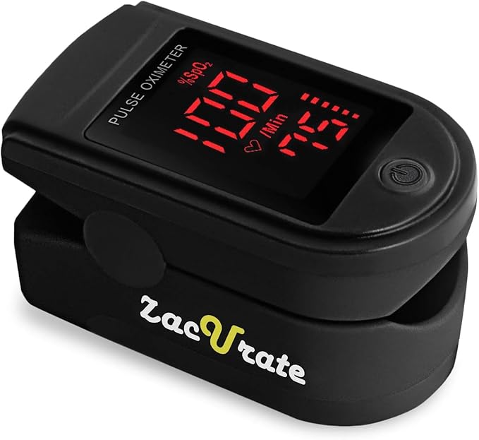 Zacurate Pro Series 500DL Fingertip Pulse Oximeter – SpO2 & Heart Rate Monitor