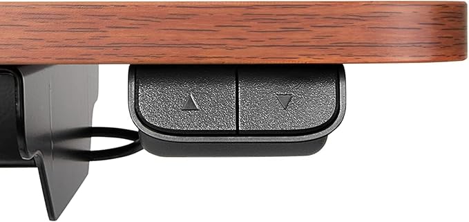 Vaunn Electric Overbed Table Height Adjustable Bedside Table with Wheels