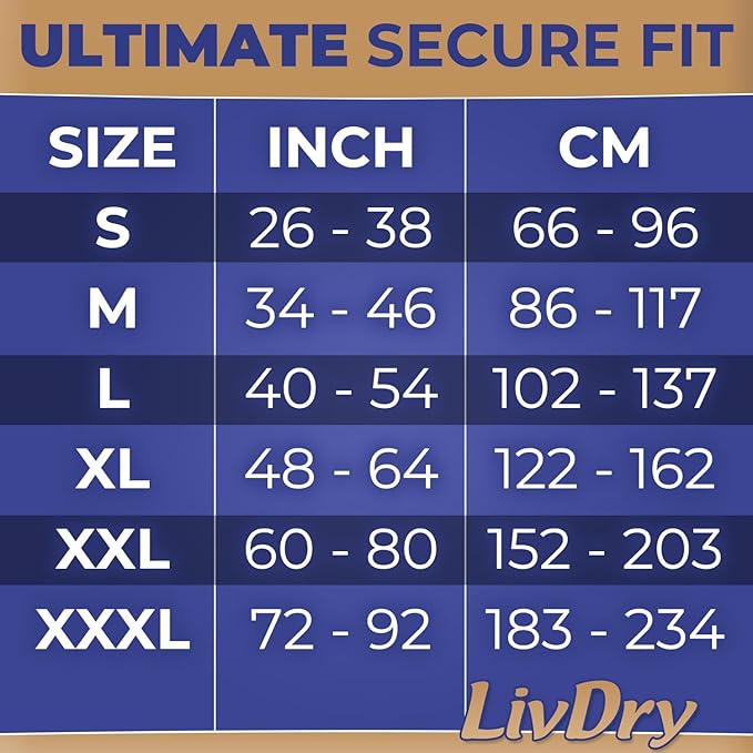 LivDry Ultimate XXL Adult Incontinence Underwear