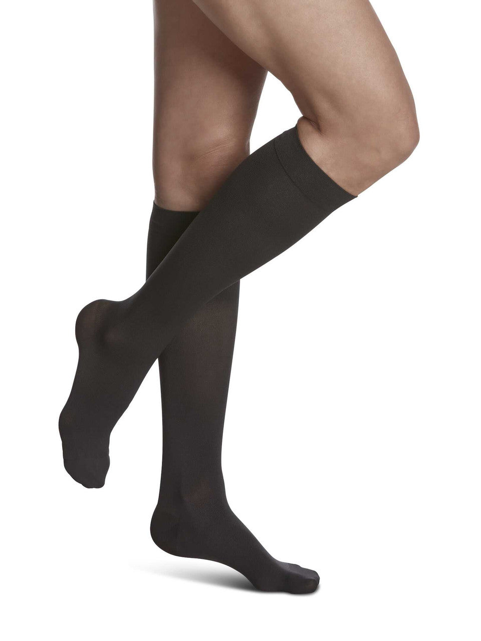 Soft Opaque Compression Socks - Calf