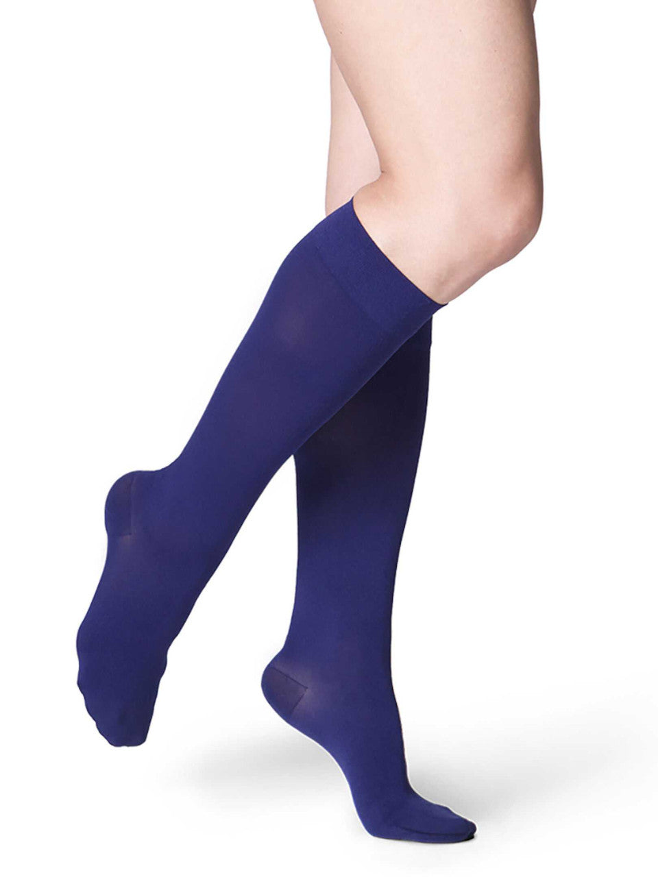Soft Opaque Compression Socks - Calf