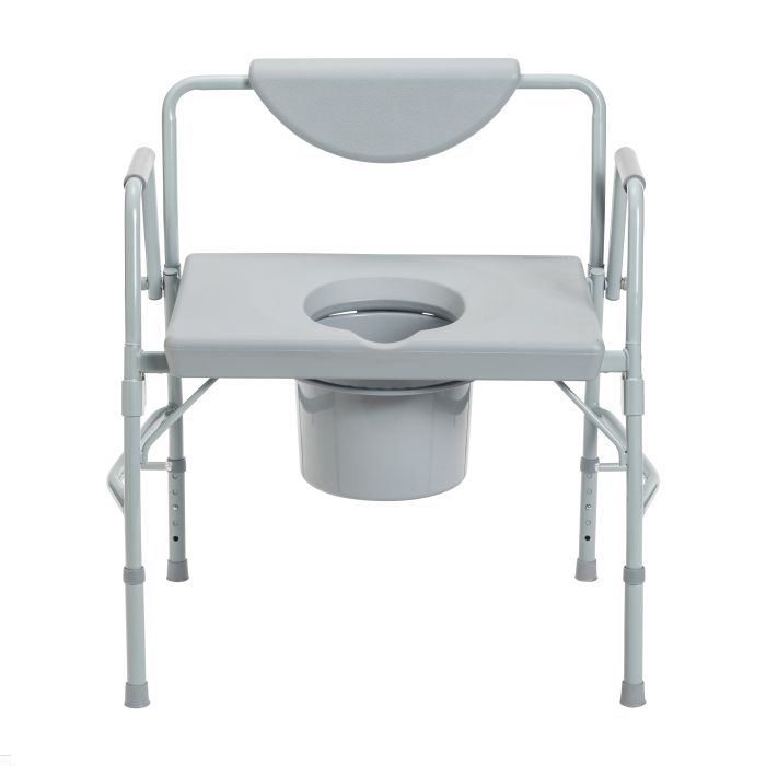Bariatric Drop Arm Bedside Commode Chair by Drive Medical 11135-1