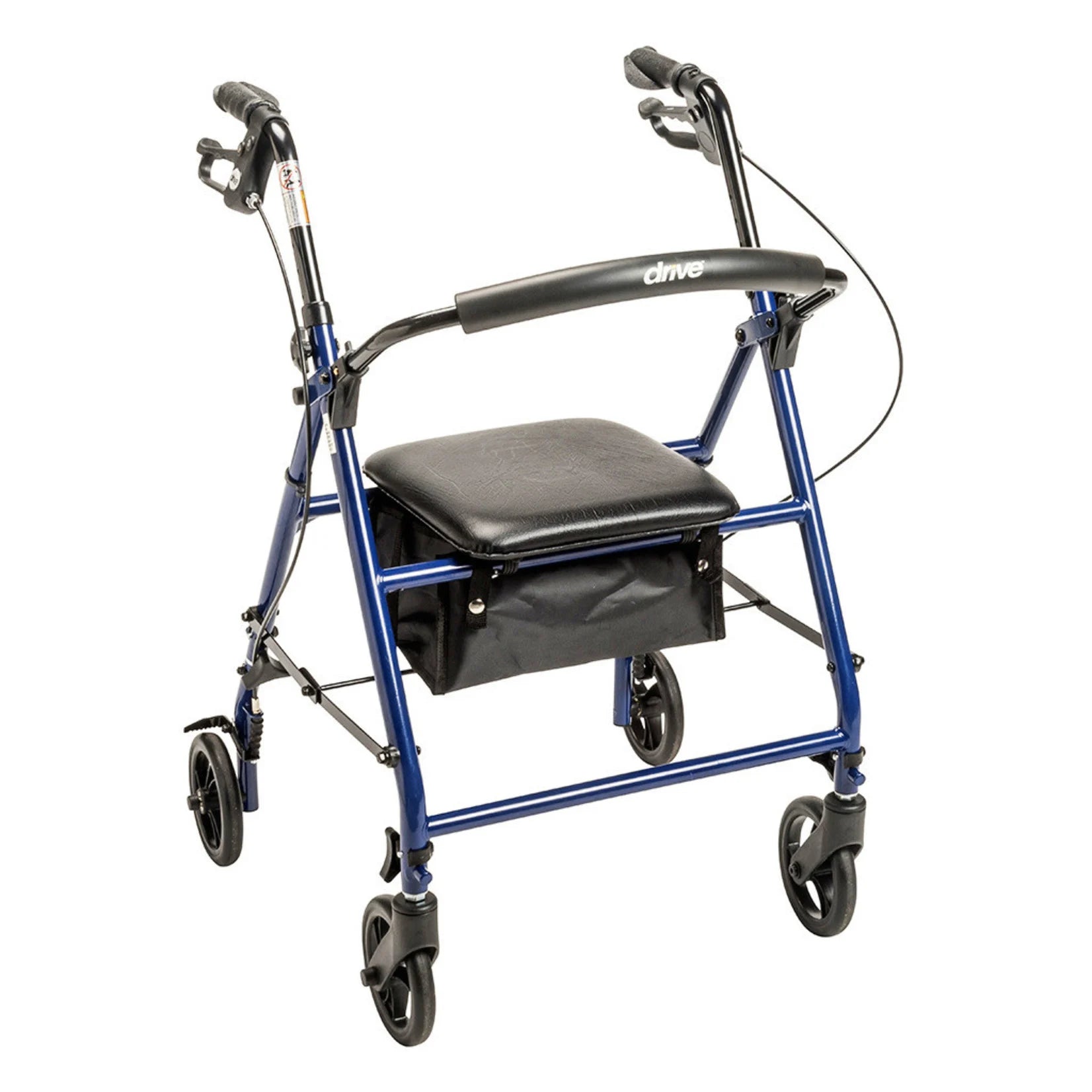Drive Steel Rollator with 6” Wheels, Knockdown