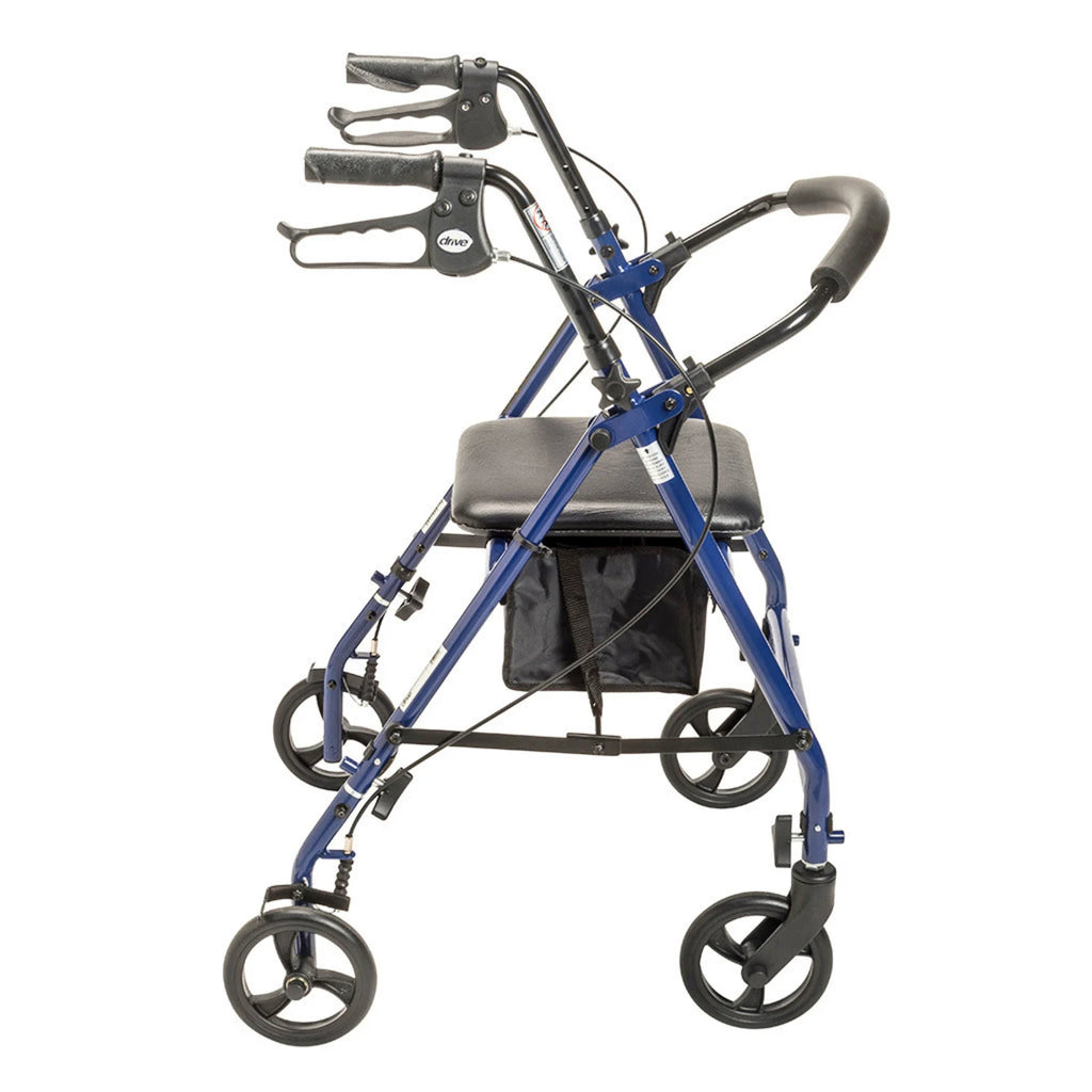 Drive Steel Rollator with 6” Wheels, Knockdown
