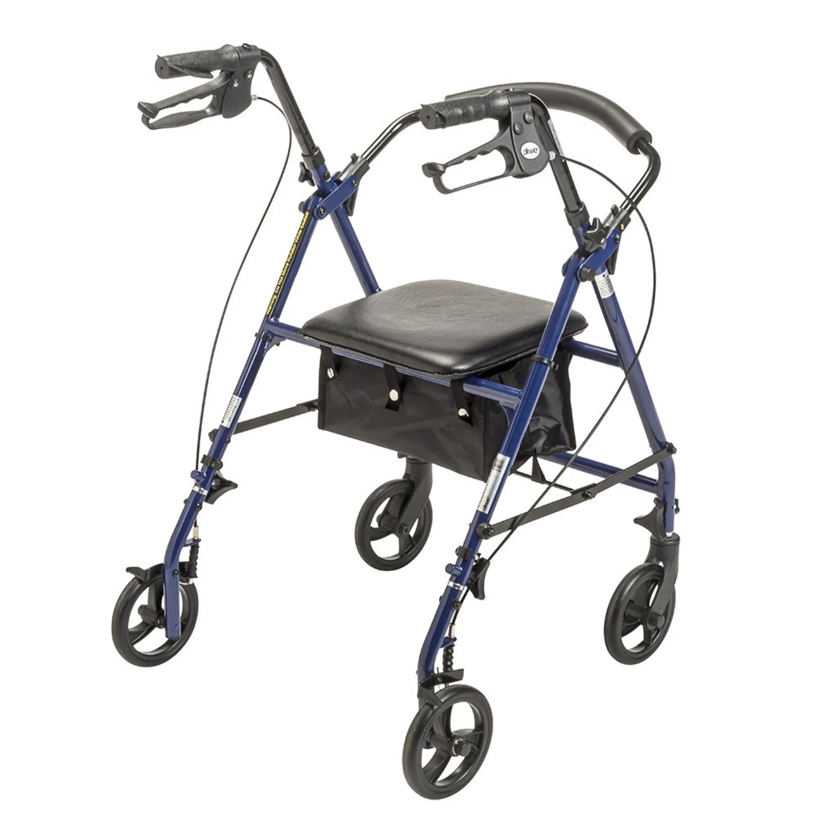Drive Steel Rollator with 6” Wheels, Knockdown