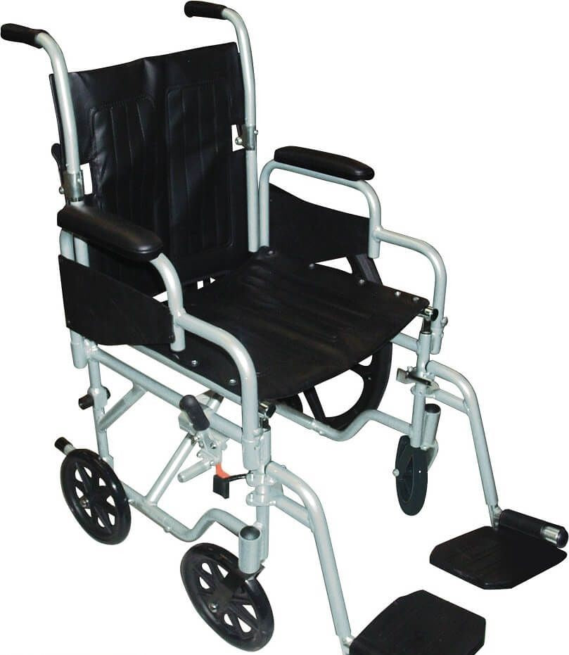 Drive Medical Poly-Fly Hybrid Transport Manual Wheelchair
