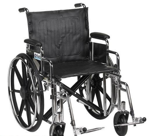 Dual-function wheelchair with swing-away footrests and adjustable armrests