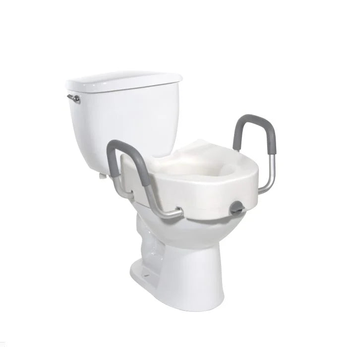 Universal Raised Toilet Seat with Arms by Drive Medical