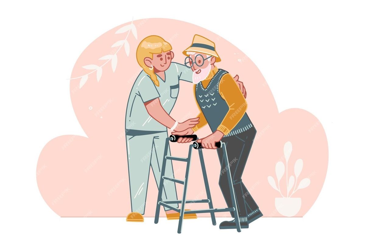 Caregiver illustration