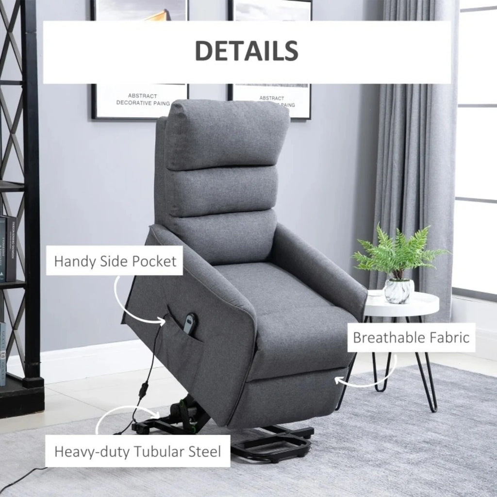 HomCom Power Lift Assist Recliner Chair