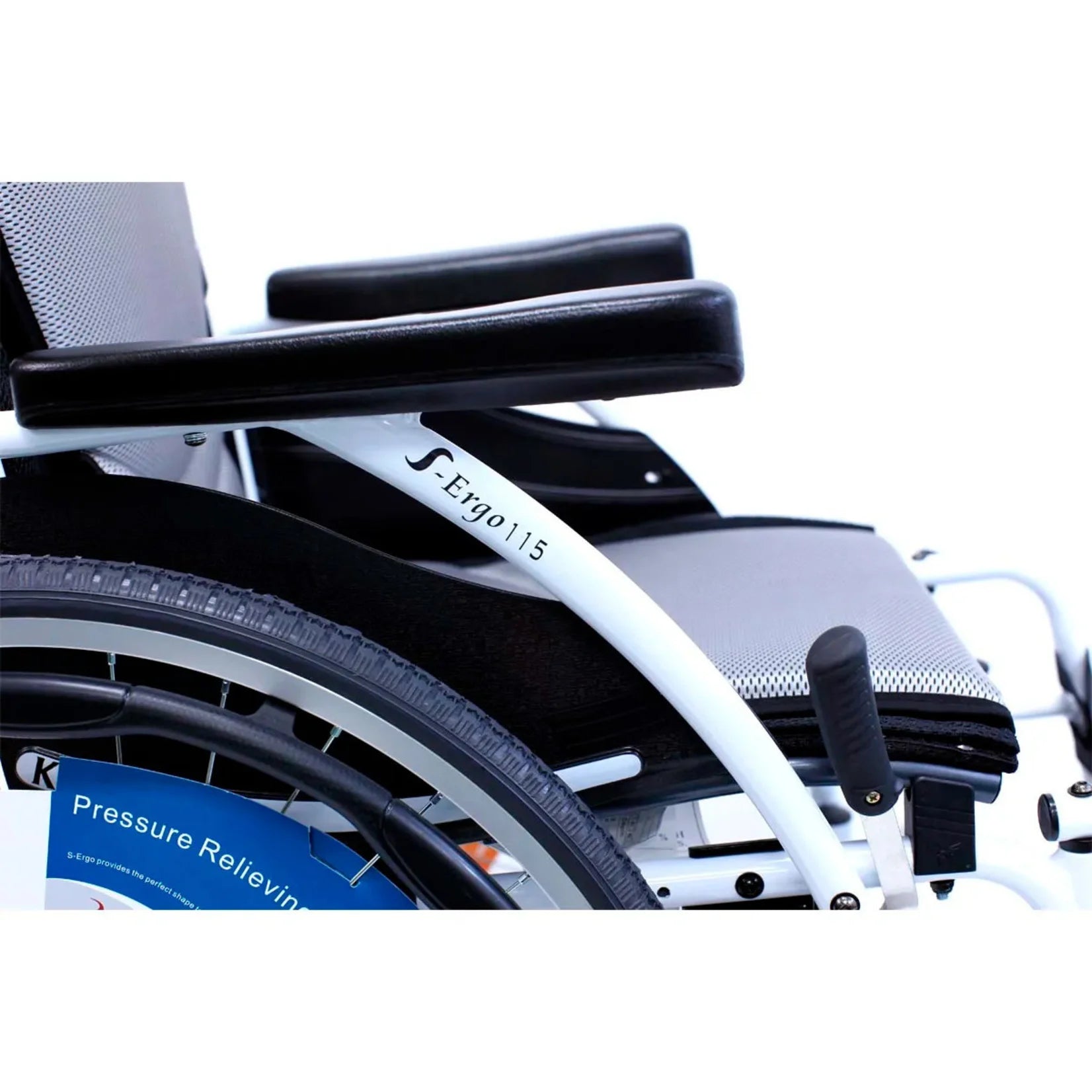 Karman Limited Edition White S-ERGO-115 Ultra Lightweight Wheelchair